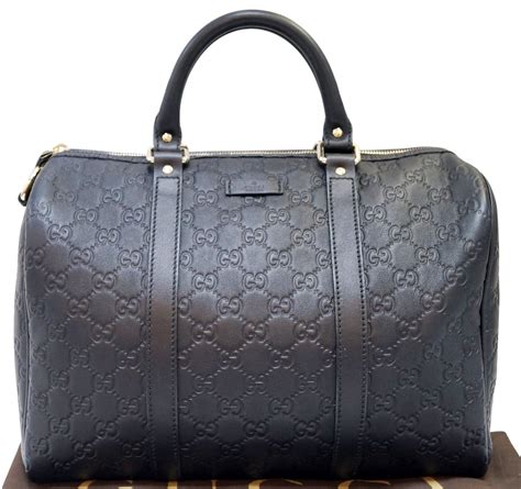 gucci soft leather bag black|black gucci side bag.